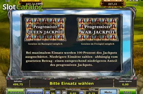 Скрин8. Zenia Queen of War слот