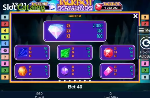 Скрин5. Jackpot Diamonds слот