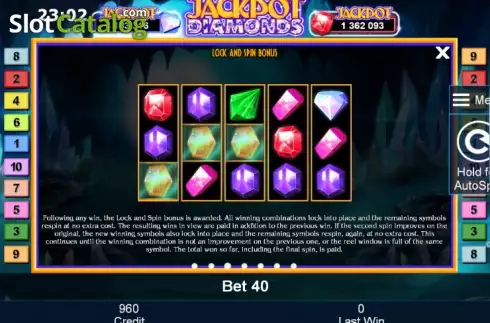 Скрин7. Jackpot Diamonds слот