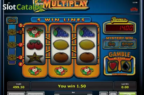 Скрин4. 5 Line Multiplay слот