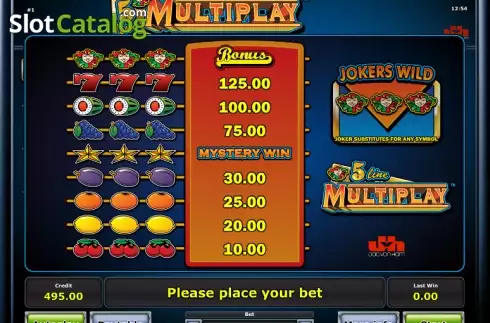 Скрин6. 5 Line Multiplay слот