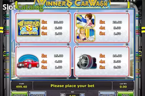 Скрин6. Winner´s Car Wash слот