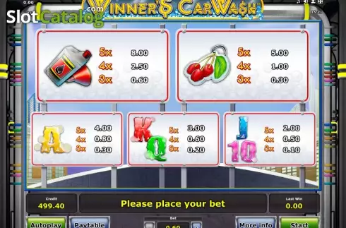 Скрин7. Winner´s Car Wash слот