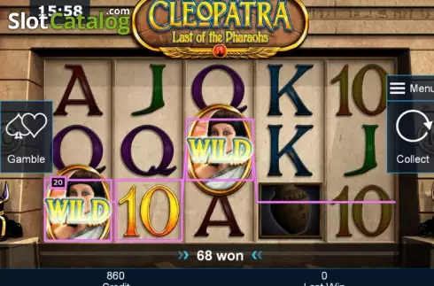 Скрин4. Cleopatra Last of the Pharaohs слот