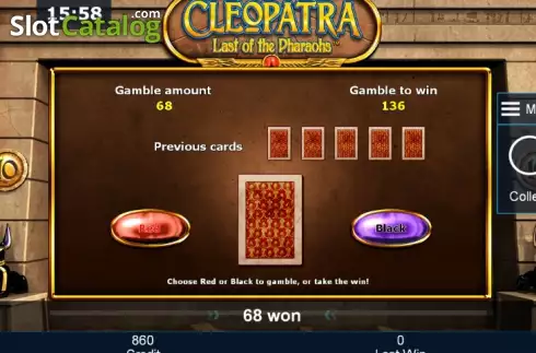 Скрин5. Cleopatra Last of the Pharaohs слот