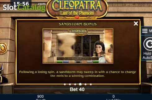 Скрин9. Cleopatra Last of the Pharaohs слот
