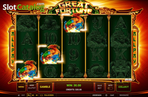 Скрин4. Great Fortune слот