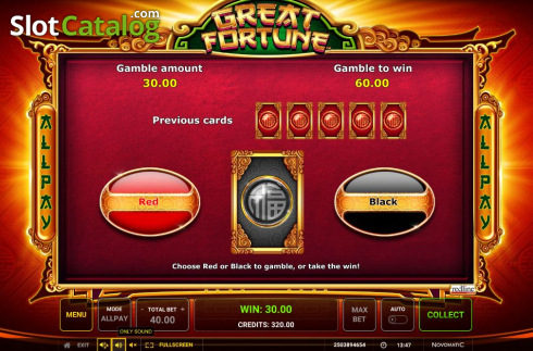 Скрин5. Great Fortune слот