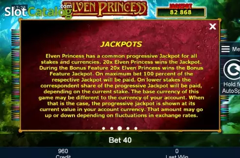 Скрин8. Elven Princess слот