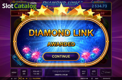 Скрин5. Diamond Link Mighty Sevens слот