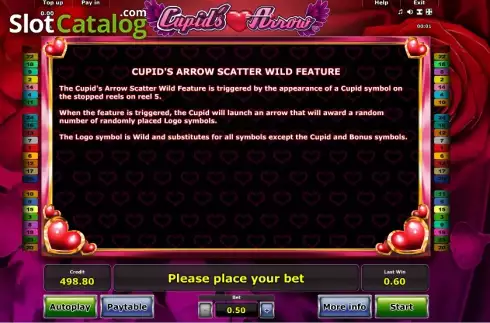 Скрин9. Cupid´s Arrow слот