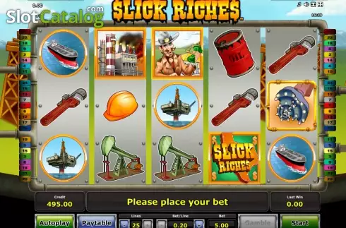 Скрин2. Slick Riches (Greentube) слот