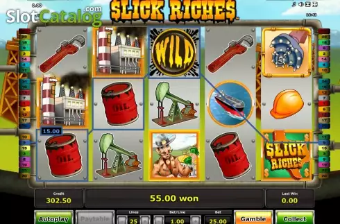Скрин4. Slick Riches (Greentube) слот