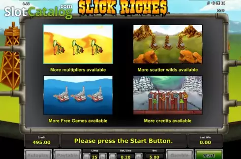 Скрин7. Slick Riches (Greentube) слот