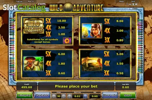 Скрин9. Wild Adventure (Green Tube) слот