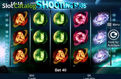 Скрин2. Shooting Stars слот