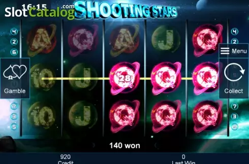 Скрин3. Shooting Stars слот
