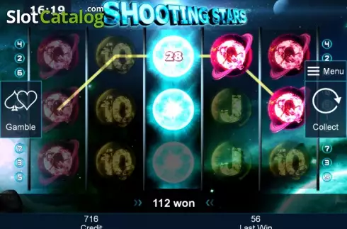 Скрин4. Shooting Stars слот