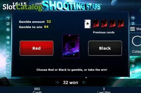 Скрин5. Shooting Stars слот