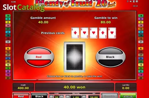 Скрин5. Plenty of Fruit 20 Hot слот