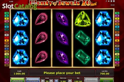Скрин2. Plenty of Jewels 20 Hot слот