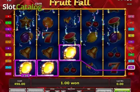 Скрин3. Fruit Fall слот
