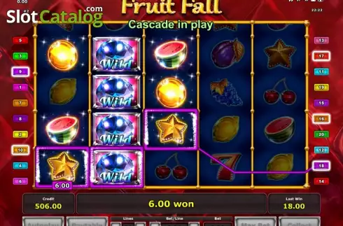 Скрин4. Fruit Fall слот