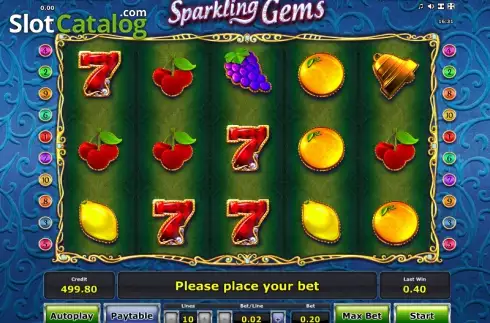 Скрин2. Sparkling Gems слот