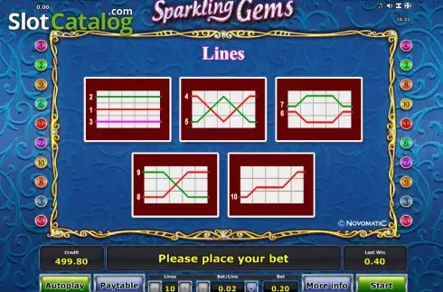 Скрин6. Sparkling Gems слот