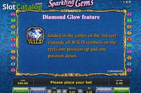 Скрин7. Sparkling Gems слот