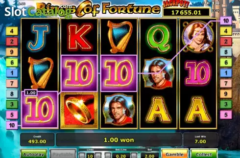 Скрин3. Rings of Fortune слот