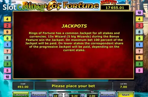 Скрин8. Rings of Fortune слот
