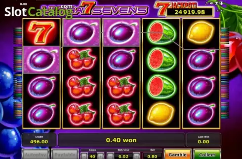 Скрин3. Ultra Sevens слот