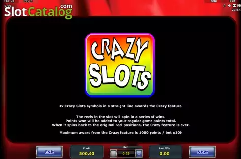 Скрин7. Crazy Slots слот