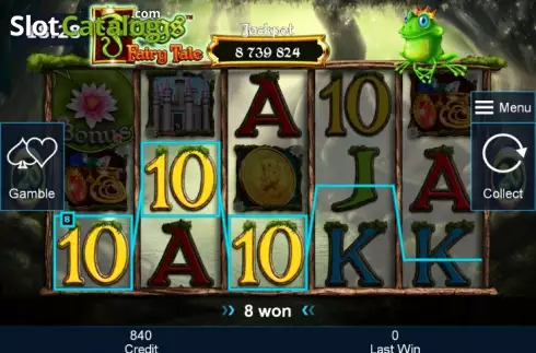 Скрин3. Frogs Fairy Tale слот