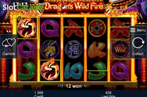 Скрин3. Dragon's Wild Fire слот