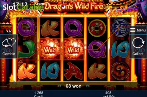 Скрин4. Dragon's Wild Fire слот