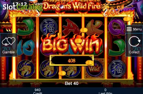 Скрин6. Dragon's Wild Fire слот