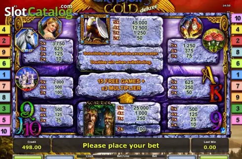 Скрин7. Gryphon's Gold deluxe слот