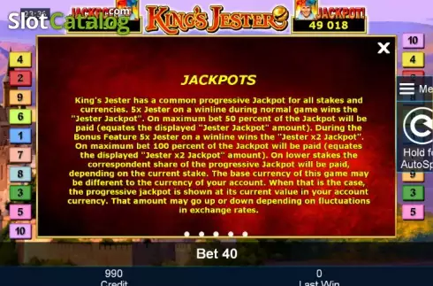 Скрин8. King´s Jester слот