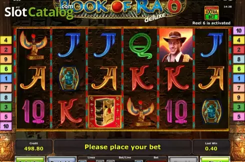 Скрин2. Book of Ra deluxe 6 слот