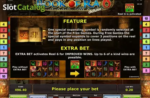 Скрин7. Book of Ra deluxe 6 слот