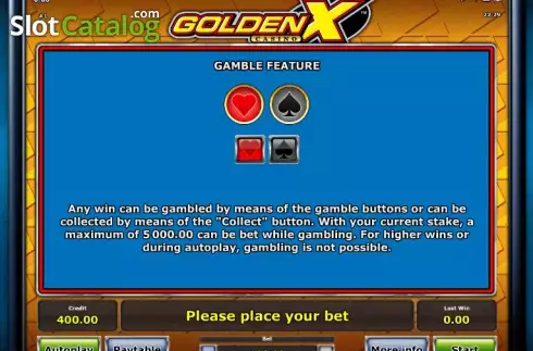Скрин8. GOLDEN X casino слот