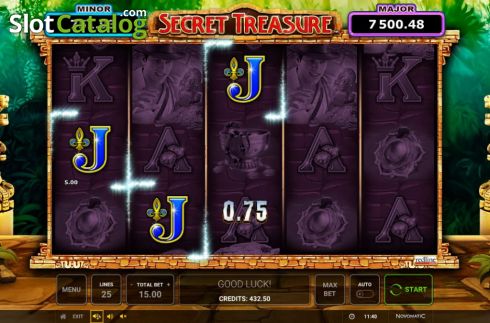 Скрин4. Secret Treasure (Greentube) слот