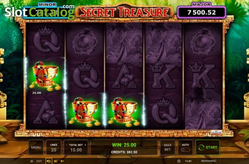 Скрин5. Secret Treasure (Greentube) слот