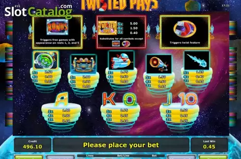 Скрин6. Twisted Pays слот