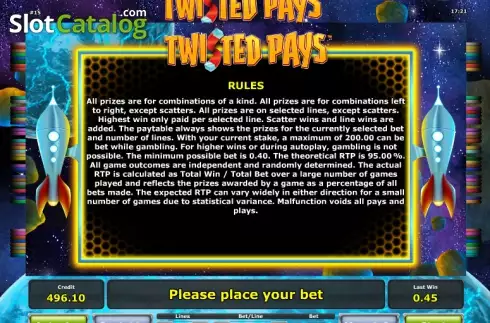 Скрин9. Twisted Pays слот