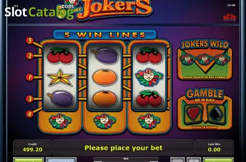 Скрин2. 5 Line Jokers слот