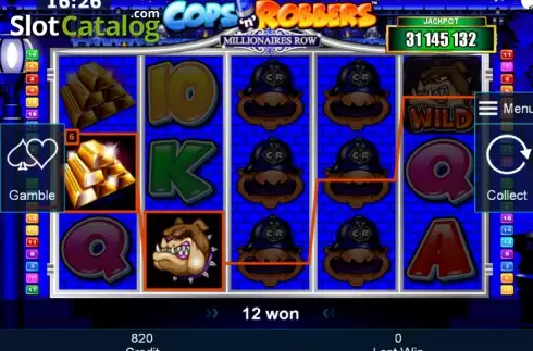Скрин4. Cops 'n' Robbers Millionaires Row слот