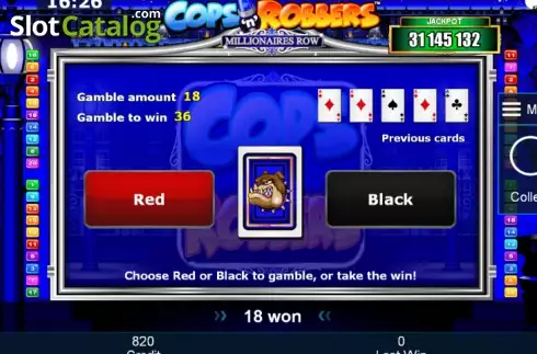 Скрин5. Cops 'n' Robbers Millionaires Row слот